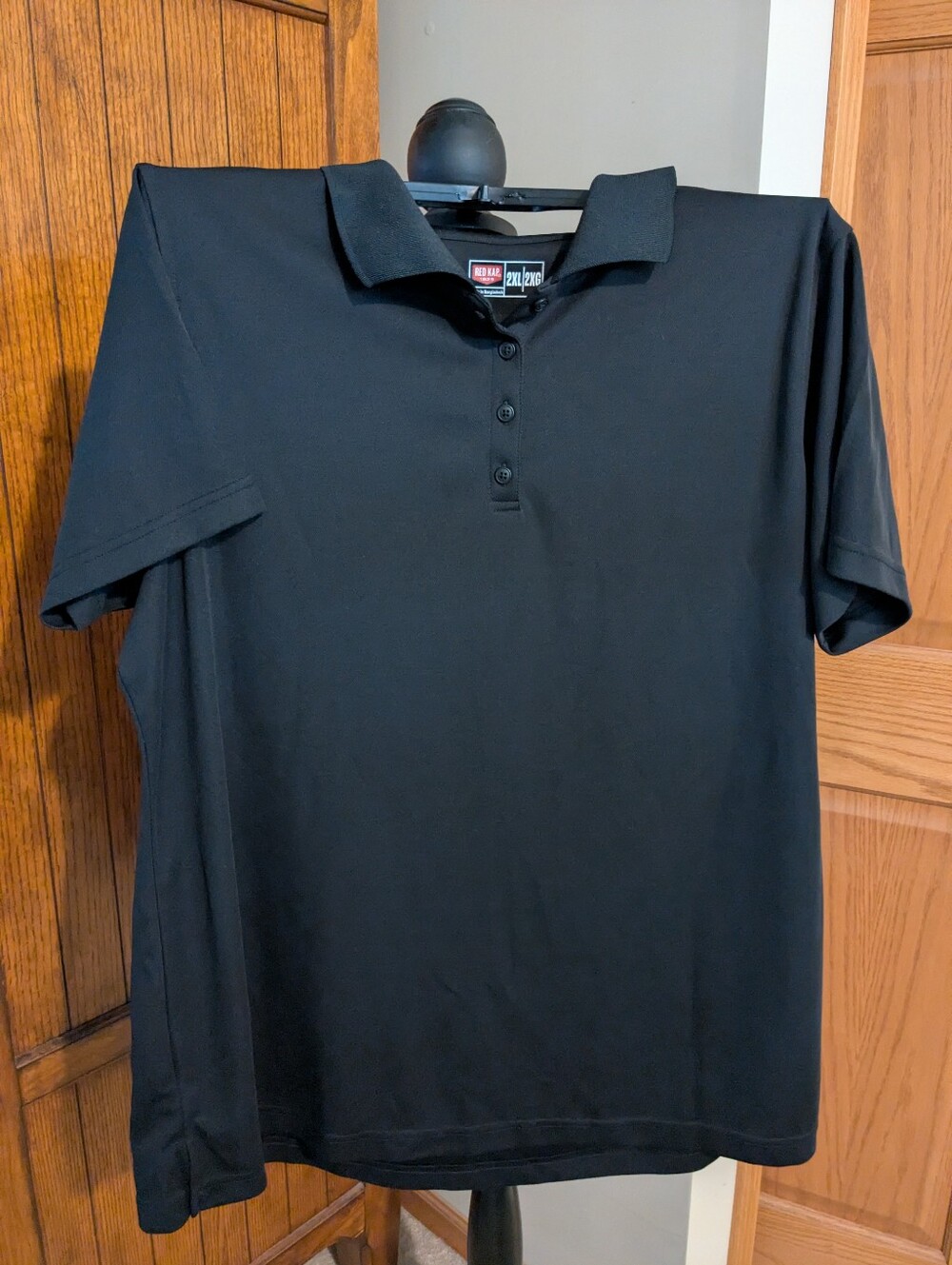 RED KAP Work Shirt Polo Style, Mns Sz 2XL, EUC!!!